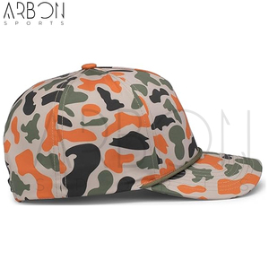 Casquettes 5 panneaux 2026 légères et respirantes pour le sport, avec impression par sublimation personnalisée, de bonne qualité, dernier style, très vendues - Product Image 4