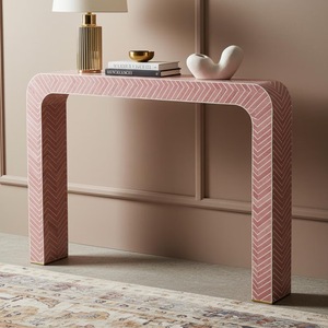 ILAHI's Bone Inlay <b>Table</b> Modern Design Agate Detailing <b>Storage</b> Portable Home Furniture - Product Image 3