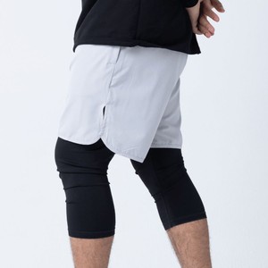 Shorts Awrah 2026 pour hommes, couleur unie, séchage rapide, avec poches, taille mi-haute, décontractés, sportifs, taille élastique, tissés - Product Image 4