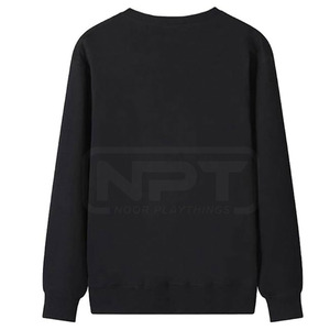 เสื้อสเวตเชิ้ตผู้ชายสไตล์สตรีทแวร์ทรงหลวม ผ้าคอตตอนผสม ตกแต่งด้วยคริสตัล แขนยาว ทนทาน - Product Image 2