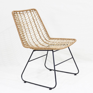 Modern Style Aluminum Frame PE Rattan Durable <b>Stackable</b> Outdoor <b>Dining</b> <b>Chair</b> for Living Room Hotel Restaurant Kitchen Villa - Product Image 2