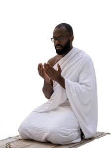 ผ้าขนหนูอิห์รอม 100% ผ้าฝ้าย ชุด 2 ชิ้น สำหรับผู้ชาย สำหรับฮัจญ์และอุมเราะห์ คุณภาพสูง ขนาดมาตรฐาน - Product Image 6