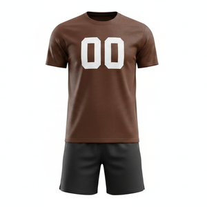 Uniforme de Fútbol para Hombre Adulto, 100% Poliéster, Secado Rápido, Tejido Elástico en Cuatro Direcciones, Uniforme de Fútbol Personalizado para Equipo, Corte Regular para Adulto - Product Image 1