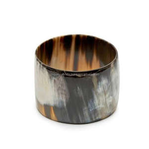 Acoplador de línea clásico RegalHorn | Conector de cuerno de búfalo tradicional con bordes de corte limpio para carpintería artesanal Premium | Exportación a granel - Product Image 4