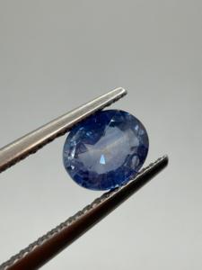 Zafiro Azul Natural, Gema Suelta, Corte Ovalado, 1.60 Quilates, de Ceilán, BLUE FIRE, para la Elaboración de Joyas Personalizadas, Zehra Gems - Product Image 3