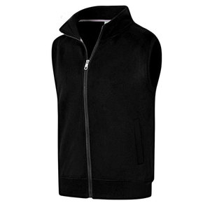 <b>Light</b> Canvas Windproof Vest Sleeveless Zipper Hoodless Full-Zip Waterproof Breathable Reversible Winter Outerwear - Product Image 6