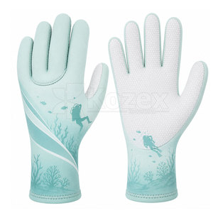 Gants de plongée professionnels légers en néoprène flexible avec paume texturée antidérapante et imperméable pour les sports nautiques - Product Image 6