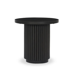 Solid Aluminum Pedestal Drink <b>Table</b> Black Antique Color for Modern Home and Living Room Decorations Furniture <b>End</b> <b>Table</b> - Product Image 6
