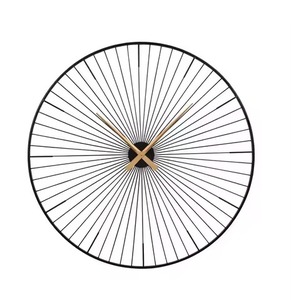 Modern Square Metal Wall <b>Clock</b> Abstract Geometric Design Quartz Analog Oversized Living Room Hanging <b>Clock</b> - Product Image 5