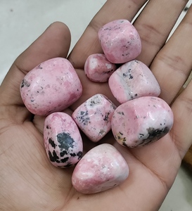Pierre de Rhodonite Rose Naturelle Roulée en Gros, Fabricant et Fournisseur de Pierres Précieuses de Guérison en Cristal d'Inde - Product Image 3