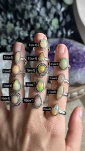 Ethiopian Opal <b>Silver</b> Ring 925 Sterling <b>Silver</b> Ring <b>Solid</b> 925 Sterling <b>Silver</b> - Product Image 4