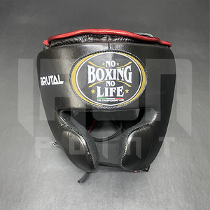 Protège-joues personnalisable de haute qualité « No Boxing No Life », en cuir de vachette de première qualité, avec poignées lacées épaisses à 4 couches pour l'entraînement - Product Image 4