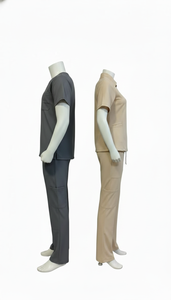 Medical <b>Scrubs</b> Set Men Women V Neck <b>Top</b> Pants Comfortable Breathable Nursing Uniform Hospital Workwear OEM Bulk Supplier - Product Image 2