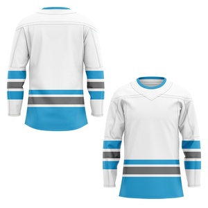 Maillot de hockey professionnel personnalisé, respirant, séchage rapide, unisexe, vêtements de sport, impression numérique, 100% polyester, directement de l'usine - Product Image 6