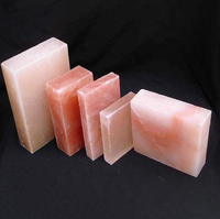 Briques de sel de l'Himalaya, carreaux de sel de roche cristallin naturel, briques de sel de roche pour revêtement mural, décoration intérieure