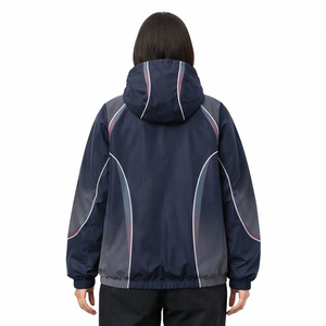 High Performance Custom Style Women Windproof Windbreaker <b>Jacket</b> <b>Long</b> Sleeve Polyester <b>hooded</b> Casual Outdoor Windbreaker <b>Jacket</b> - Product Image 6
