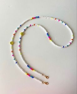 Lanière de cou de luxe brodée et perlée, faite main, ethnique, avec perles de rocaille - Product Image 2