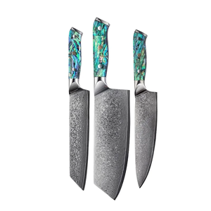 Juego de Cuchillos de Chef Profesionales de Acero Damasco Japonés VG10 con Mango de Resina, Proveedor Mayorista de Fábrica OEM - Product Image 2