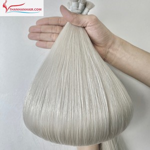 Extensiones de cabello liso natural de color blanqueado superventa a granel 100% cabello humano vietnamita de alta calidad sin enredos grandes en stock - Product Image 4