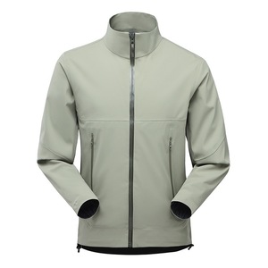 Custom Men's Navy <b>Quilted</b> Canvas Jacket Waterproof Windproof Eco-Friendly Zipper Closure Stand Collar High Street - Product Image 5