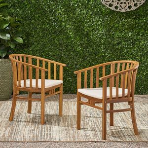 Sedia da Pranzo ALONDRA in Teak per Giardino, Elegante Arredo da Esterno - Product Image 5
