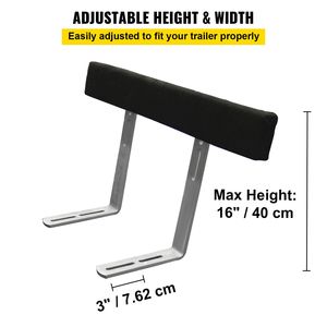 Guide per Rimorchio Barca in Acciaio Antiruggine da 48 Pollici, 2 Pezzi, con Tappetini Imbottiti e Parti di Montaggio - Ricambi e Accessori Premium - Product Image 3