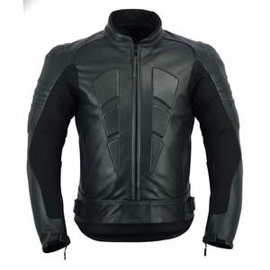 แจ็คเก็ตหนังสำหรับขี่มอเตอร์ไซค์แบบกันน้ำ พิมพ์ลายได้ตามสั่ง ขนาดพลัสไซส์  ปรับแต่งได้เต็มที่ - Product Image 1
