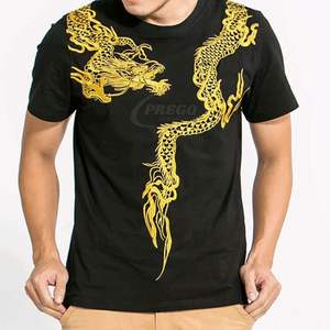 เสื้อยืดคอกลมโอเวอร์ไซส์ผู้ชายผ้าฝ้าย 100% พิมพ์ลายหรือปักลายตามสั่ง โลโก้ใหม่ แห้งเร็ว เหมาะสำหรับออกกำลังกาย - Product Image 3