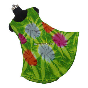 Robe longue élégante et sexy pour filles, style bohème, en rayonne tie-dye, coupe ample et régulière, idéale pour les soirées en boîte de nuit, collection été 2026 - Product Image 1