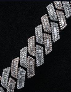 Collar de Diamantes con Corte Baguette de Moissanita, Diseño Hip Hop, para Mujer, Elegante y a la Moda, Joyería Fina, Regalo a un Precio Razonable - Product Image 2