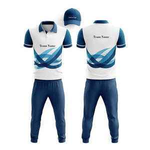 Custom Green <b>White</b> <b>Cricket</b> Kit Geometric Print Short Sleeve Polo Shirt Matching Pants Breathable Front Polyester Unisex All - Product Image 3
