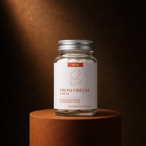 [DE OREUM] Pasta de Dientes Sólida con Sabor a Mandarina de Jeju, Categoría Venta Minorista en Aeropuertos, 60 Tabletas para Compradores - Product Image 5