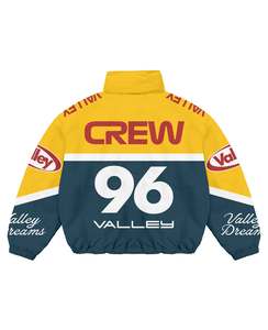 Chaqueta Deportiva Valley Sports Division para Hombre, Cortavientos, con Cierre, Cuello Alto, Estilo Deportivo, Diseño con Bloques de Color y Estampado, para Otoño - Product Image 5
