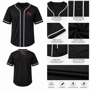 เสื้อกีฬาคุณภาพสูง ผลิตจากผ้าที่มีน้ำหนักเบา เหมาะสำหรับการแข่งขันและการใช้งานกีฬาในชีวิตประจำวัน ให้การเคลื่อนไหวที่ง่ายดาย รับผลิตแบบ OEM - Product Image 5