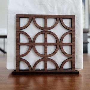 Stylish wooden napkin holder for dining <b>table</b> <b>kitchen</b> decor organizer modern durable elegant home accessory item - Product Image 2