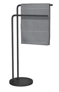 Porte-serviettes classique en fer, idéal pour les intérieurs de salle de bain, offrant un rangement suspendu, construction durable, design intemporel, utilitaire pour la maison - Product Image 5