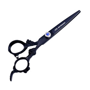 Nouvelle Série de Ciseaux de Coiffure Professionnels de 6 Pouces à Motif Vert pour la Coupe de Cheveux - Product Image 1