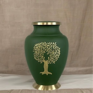 Urna Funeraria de Latón Premium con Árbol de la Vida, Urnas de Cremación Grabadas a Mano, Urnas Personalizadas para Cenizas Humanas, Urnas para Guardar Cenizas de Adultos, Venta al por Mayor - Product Image 3