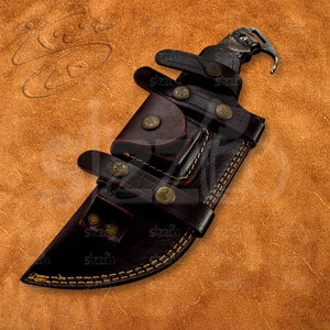 Cuchillo de Supervivencia Táctico de Acero D2 Hecho a Mano, de Grado Industrial, con Mango de Madera de Sequoia, OEM ODM - Product Image 6