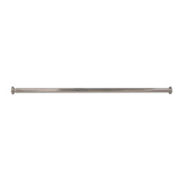 Tringles à tension modernes réglables 22/25 mm pour rideaux 60-100 cm, en métal, avec rails et accessoires