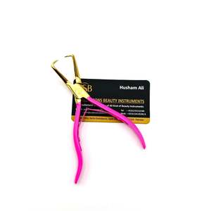 Pink Gold Custom Logo <b>Hair</b> Extension Pliers Microbeads Removal Pliers 5.5 Inches Custom Logo Stainless Steel - Product Image 4