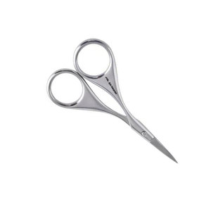 Eyebrow <b>Scissors</b> 2 pcs Precision Stainless Steel Eyebrow Trimming Tool for Women & Men Safe Facial Hair Grooming <b>Scissors</b> - Product Image 3