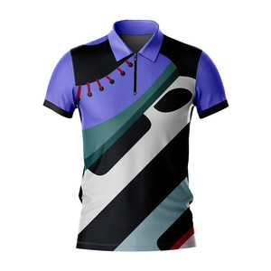 Polo homme à manches courtes, logo personnalisé OEM, nouvelle collection été, séchage rapide, col polo, effet soyeux. - Product Image 6