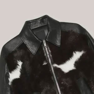 Chaqueta de Cuero para Hombre, Diseño Moderno, Nueva Colección, Chaqueta de Cuero de Vaca de Alta Calidad, Chaqueta de Motero, Ropa de Invierno para Exteriores - Product Image 3