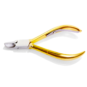 Pince à cuticules professionnelle en acier inoxydable, lames à pointe arrondie, ressort simple, outil de manucure pour les doigts - Product Image 3