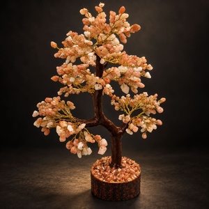 Natural Sunstone Gemstone <b>Tree</b> Handmade <b>Crystal</b> <b>Tree</b> Decorative Home Office Gift - Product Image 3