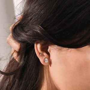 Boucles d'oreilles en or jaune 9K certifiées IGI avec diamants de laboratoire CVD taille poire VS1 couleur F, bijoux fins pour femmes, cadeau de luxe, bijoux de mariée - Product Image 5