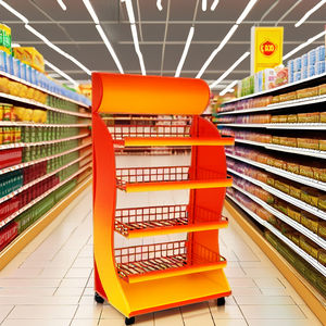 ชั้นวางขนมแบบตั้งพื้นสำหรับใช้ภายในอาคาร ประกอบง่าย ปรับแต่งได้ - Product Image 1