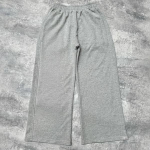 2026 Custom Street Wear Outdoor Casual Men's Oversize Sweatpants to Lengthen Pure 100%Cotton Low Waist flare Sweat Pants for Man - Product Image 4