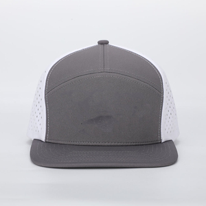 Casquette Snapback OARH INT INDUSTRY 2026 Elite Unisexe Noire à 5 Panneaux, Visière Plate, Broderie Personnalisée, Patch, Trous Découpés au Laser, 100% Polyester - Product Image 1